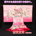 【宮参りレンタル・往復送料無料】宮参り女の子(加賀友禅初着)彩花暈祝着レンタル(着物:ピンク色)『産着』【レンタル商品】fy16REN07【a】