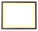 【キズあり品】押し花額縁 J型/マホガニー 26額サイズ(ガラス寸法261×211mm)【os-C】【絵画/壁掛け/インテリア/玄関/アートフレーム】