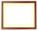 【送料無料】写真用額縁 713/赤タメ A2(594×420mm)専用【写真額】☆前面アクリル仕様☆マット付き