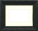 写真用額縁 チャタレー/黒 写真八つ切(216×165mm)専用☆前面アクリル仕様☆マット付き【写真額】【絵画/壁掛け/インテリア/玄関/アートフレーム】
