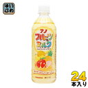 サンガリア アノ フルーツ&ミルク 500ml ペットボトル 24本入〔SANGARIA アノフルーツミルク フルーツ・ミルク フルーツオレ フルーツ・オレ ミックスジュース 乳性飲料〕