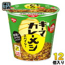 日清食品 日清キーマカレーメシ スパイシー 105g 12個入(6個入×2まとめ買い) 〔インスタント カップ飯 ごはん ご飯 キーマカレー飯〕