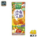 〔11月24日発売〕 カゴメ 野菜生活100 有田みかんミックス 195ml 紙パック 48本 (24本入×2 まとめ買い) 野菜ジュース 〔果汁飲料〕