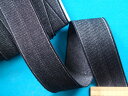 ストレッチインベル(アイロン接着)3.5cm巾 黒系