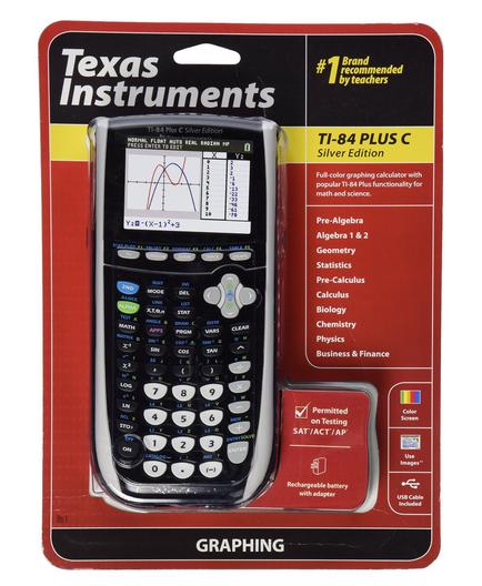 カラーグラフ電卓　Texas　Instruments　TI−84　Plus　C　Silve…...:nakanolife:10001367