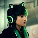猫耳 ネコ耳 ネコミミ nekomimi カチューシャ コスプレ ヘッドフォン ヘッドホン 『AXENT WEAR』グリーン 並行輸入品