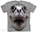 The Mountain Tシャツ T-Rex Big Skull ( 恐竜 ティラノサウルス メンズ 男性用 男女兼用 ) XL-4L 【輸入品】 大きいサイズ 半袖