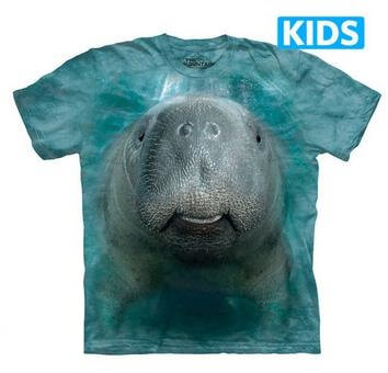 The Mountain Tシャツ Big Face Manatee (カイギュウ マナティー キッズ 子供用)【輸入品】半袖