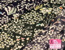 【LIBERTY・リバティプリント】国産ベンベルグ裏地(キュプラ)Yoshie(ヨシエ)3630278【生地・布】