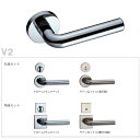 カワジュン製レバーハンドル V2 ドアレバー 空錠・表示錠・間仕切錠|レバーハンドル ドアノブ ドア 交換 リフォーム 新築 ハンドル 取っ手 ハンドルレバー おしゃれ ロック トイレ 取手 kawajun 室内ドアノブ レバー
