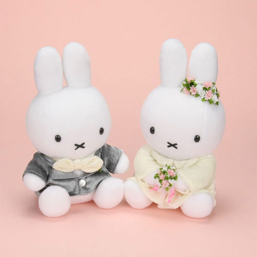 miffy(ミッフィ)ぬいぐるみ ウエディングドール 洋装可愛いミッフィの洋装のウェディングドールです！♪《お買い物合計金額5,250円で送料無料！》【送料無料！】