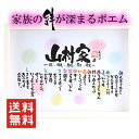 名前ポエム 名前 詩 新築祝い 家族 結婚記念日 誕生日 退職祝い 紙婚式 銀婚式 金婚式 還暦 古希 会社 開店祝いなどに 名前入りの筆文字の詩 (B4サイズ...
