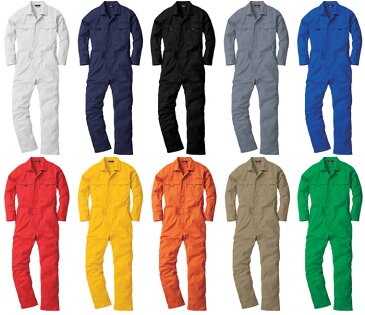 9300 長袖ツナギ服 桑和 SOWA 作業服 つなぎ服 エンカン ツナキ服 オーバーオール 続服【メーカーカタログより50%OFF以上 社名刺繍無料】 S〜6L ポリエステル65%・綿35%