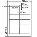 NEA210(VP)(レーザープリンタ・インクジェット用 宛名・表示ラベル)ナナクリエイト 東洋印刷 ナナラベル ラベルシール ナナワード ランキングお取り寄せ