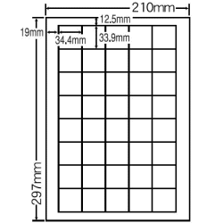 CL-15(LDW40U)(VP)（レーザープリンタ・インクジェット用　表示・商用ラベル）ナナクリエイト　東洋印刷 CL15　ナナラベル　ラベルシール プリンタラベル　宛名シール
