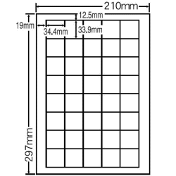 CL-15(LDW40U)(VP)（レーザープリンタ・インクジェット用 表示・商用ラベル）ナナクリエ...:nana:10000482