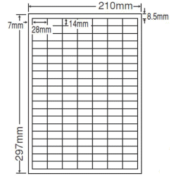 LDW140Y(L)（レーザープリンタ・インクジェット用　バーコード・シリアルナンバーラベ…...:nana:10002313