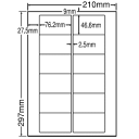 LDW12PM(VP3)(レーザープリンタ・インクジェット用 表示・商用)ナナクリエイト 東洋印刷 ナナラベル