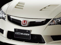 MUGEN(無限) フロントスポーツグリル【クリスタルブラック・パール】 シビックタイプR FD2 2007/09- K20A [外装品・エアロその他] 75100-XKPE-K0S0-CB