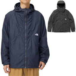 <strong>ノースフェイス</strong> THE NORTH FACE ナイロンデニム<strong>コンパクトジャケット</strong> Nylon Denim Compact Jacket シェルジャケット NP22136 メンズ 国内正規品 マウンテンパーカー ウインドブレーカー アウトドア アウター <strong>ネイビー</strong> ブラック 軽量 防風 登山 トレッキング