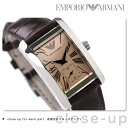 EMPORIO ARMANI エンポリオ アルマーニ 腕時計 レディースサイズ ブラウン AR0155エンポリオ・アルマーニ レディース スクエアモデル AR0155