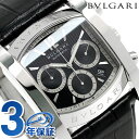ブルガリ BVLGARI アショーマ クロノグラフ 自動巻き AA48BSLDCH 腕時計 ブラック