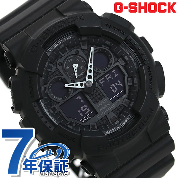 CASIO G-SHOCK G-ショック Newコンビネーションモデル フルブラック GA-100-1A1DR