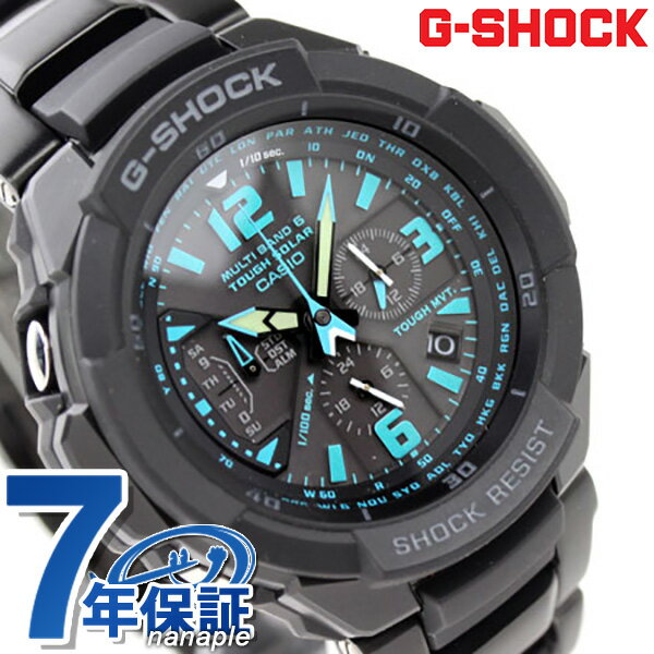 CASIO G-SHOCK G-ショック 電波 ソーラー スカイコックピット ブラック×ブルー GW-3000BD-1AERカシオ Gショック ソーラー電波 GW-3000 GW-3000BD-1A