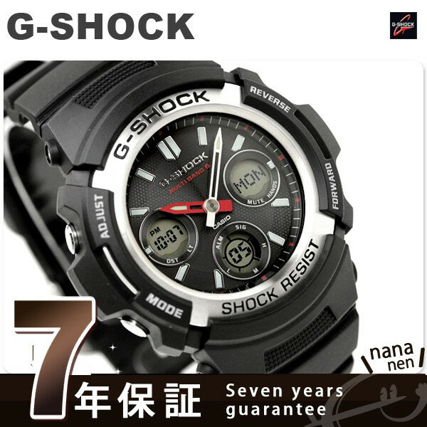 CASIO G-SHOCK G-ショック 電波 ソーラー スタンダードモデル アナデジ ブラック AWG-M100-1AER[新品][3年保証][送料無料]