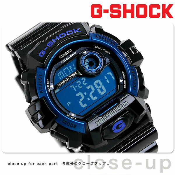 G-ショック ジーショック G-SHOCK スタンダードモデル ブラック×ブルー G-8900A-1DRカシオ Gショック メンズ G-8900A G-8900A-1