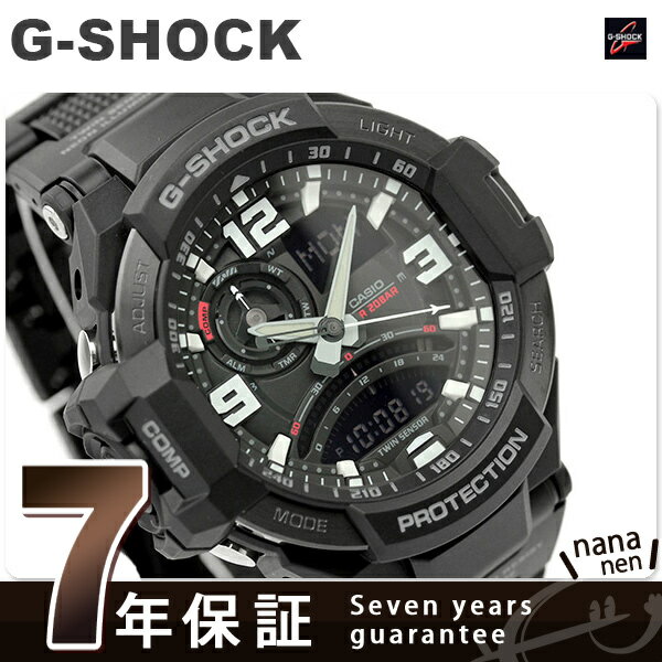 Gショック スカイコックピット 腕時計 メンズ オールブラック CASIO G-SHOCK GA-1000FC-1ADRCASIO G-SHOCK SKY COCKPIT GA-1000 GA-1000FC-1A