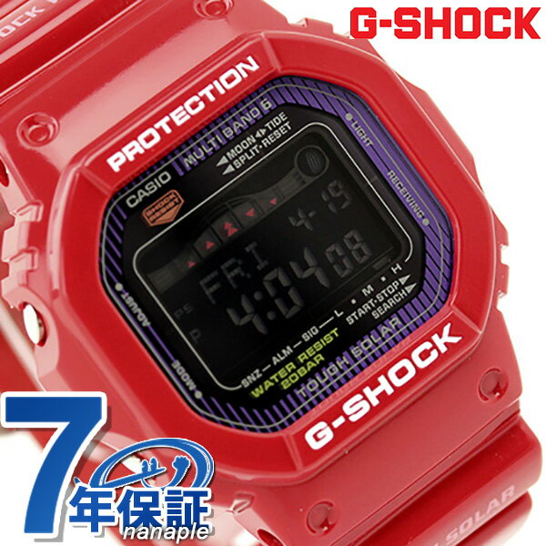 Gショック 腕時計 メンズ 電波ソーラー Gライド ブラック×レッド CASIO G-SHOCK GWX-5600C-4DR[新品][3年保証][送料無料]