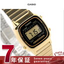 カシオ チプカシ スタンダードデジタル 海外モデル LA-670WGA-1DF CASIO レディース 腕時計 クオーツ ブラック×ゴールド