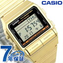 カシオ データバンク メンズ 腕時計 DB-380G-1DF CASIO イエロー×ゴールド