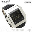 シチズン アイバートM(エム) シルバー レザーバンド CITIZEN i:VERT M TM84-0332V 携帯電話のメールが読める腕時計『アイバートM(エム)』