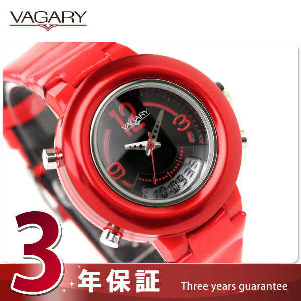 VAGARY バガリー 腕時計 レディース レッド VP0-095-50 
