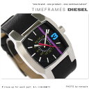 ディーゼル 時計 DIESEL メンズ 腕時計 ブラックレザー×ブラック DZ1299 ディーゼル 腕時計  アナログ DZ1299