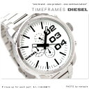 ディーゼル 時計 DIESEL メンズ 腕時計 メタルベルト ホワイト DZ4219ディーゼル 腕時計  アナログ DZ4219
