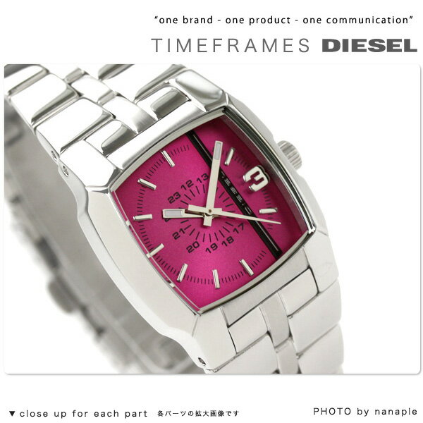 ディーゼル DIESEL レディース 腕時計 シルバーメタル×ピンク DZ5231