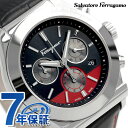 フェラガモ 1898 42mm クロノグラフ スイス製 メンズ FFM100016 Ferragamo 腕時計 新品