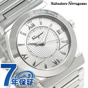 フェラガモ ヴェガ スイス製 クオーツ メンズ 腕時計 FI0990014 Salvatore Ferragamo シルバー