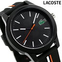 【最大2000円割引クーポンに店内ポイント最大54倍】 ラコステ 時計 42mm クオーツ メンズ 腕時計 2011071 LACOSTE ブラック