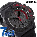 ルミノックス 3580シリーズ ネイビーシールズ クロノグラフ 45mm 3581.EY LUMINOX メンズ 腕時計 ブラック×レッド 時計