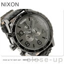 nixon ニクソン 腕時計 THE 51-30 CHRONO LETHER A124 51-30 クロノレザー ブラックスネーク A124848 nixon ニクソン 51-30 CHRONO LETHER BLACK SNAKE A124-848