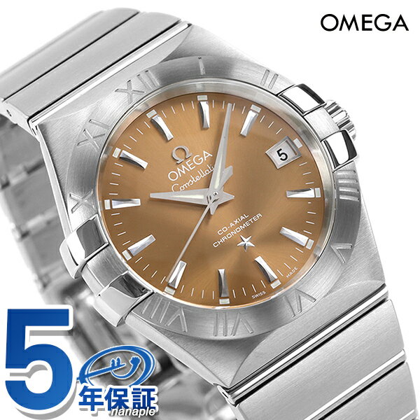 オメガ コンステレーション 35MM 自動巻き メンズ 123.10.35.20.10.001 OMEGA ブラウン 時計