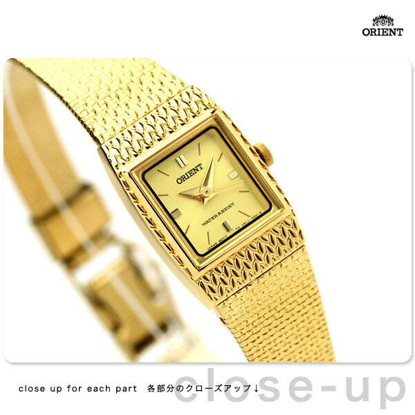 ORIENT オリエント レディース 腕時計 クオーツ 海外モデル ゴールド FUBLL005G