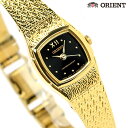 オリエント ORIENT 腕時計 レディース 海外モデル ブラック×ゴールド FUBLR005B