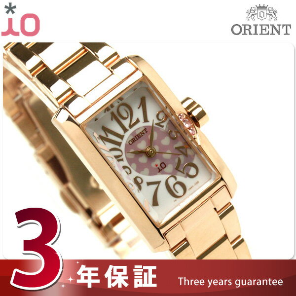 ORIENT オリエント イオ レディース 腕時計 WI0190UB ピンクゴールド×ホワイト