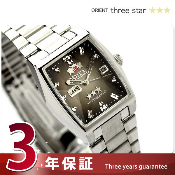 ORIENT オリエント 腕時計 ミディアム 自動巻き スリースター スターカットシリーズ グレー WV0941NQ