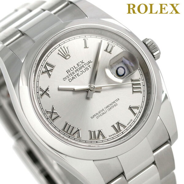 ロレックス デイトジャスト メンズ ROLEX 36 自動巻き 116200 グレーシルバー 時計